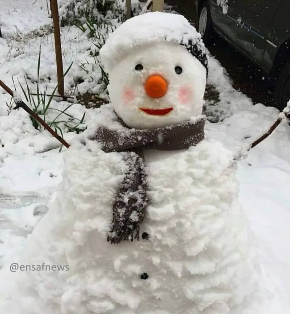 تصاویر آدم برفی تبریز جشنواره